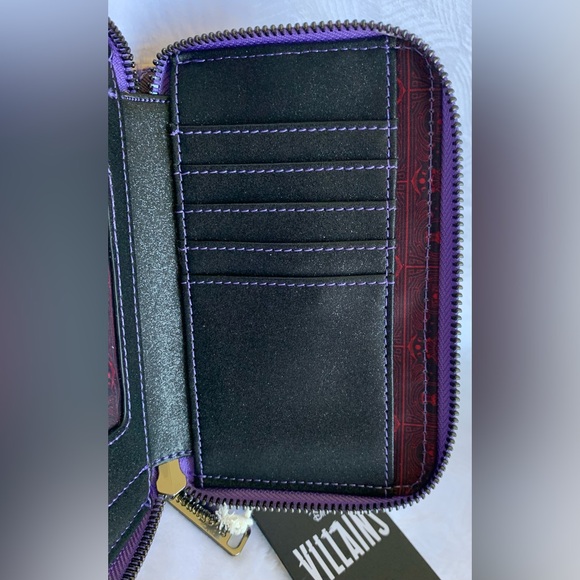 Loungefly Disney Villains Snow White Evil Queen Zip Around Wallet - Picture 9 of 11
